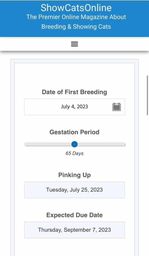 breeding ragdoll kittens means tracking delivery dates